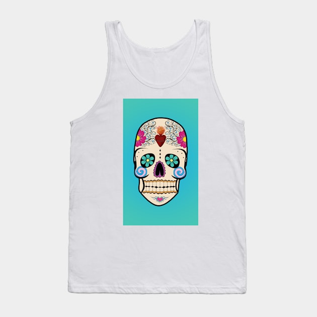 Skeleton Keyz Tank Top by LozMac